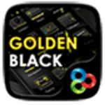 Logo of Golden Black Go Launcher Theme android Application 